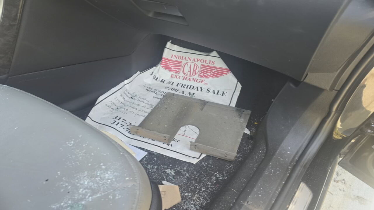 Metal smashes windshield in Jeffersontown 9-29-30